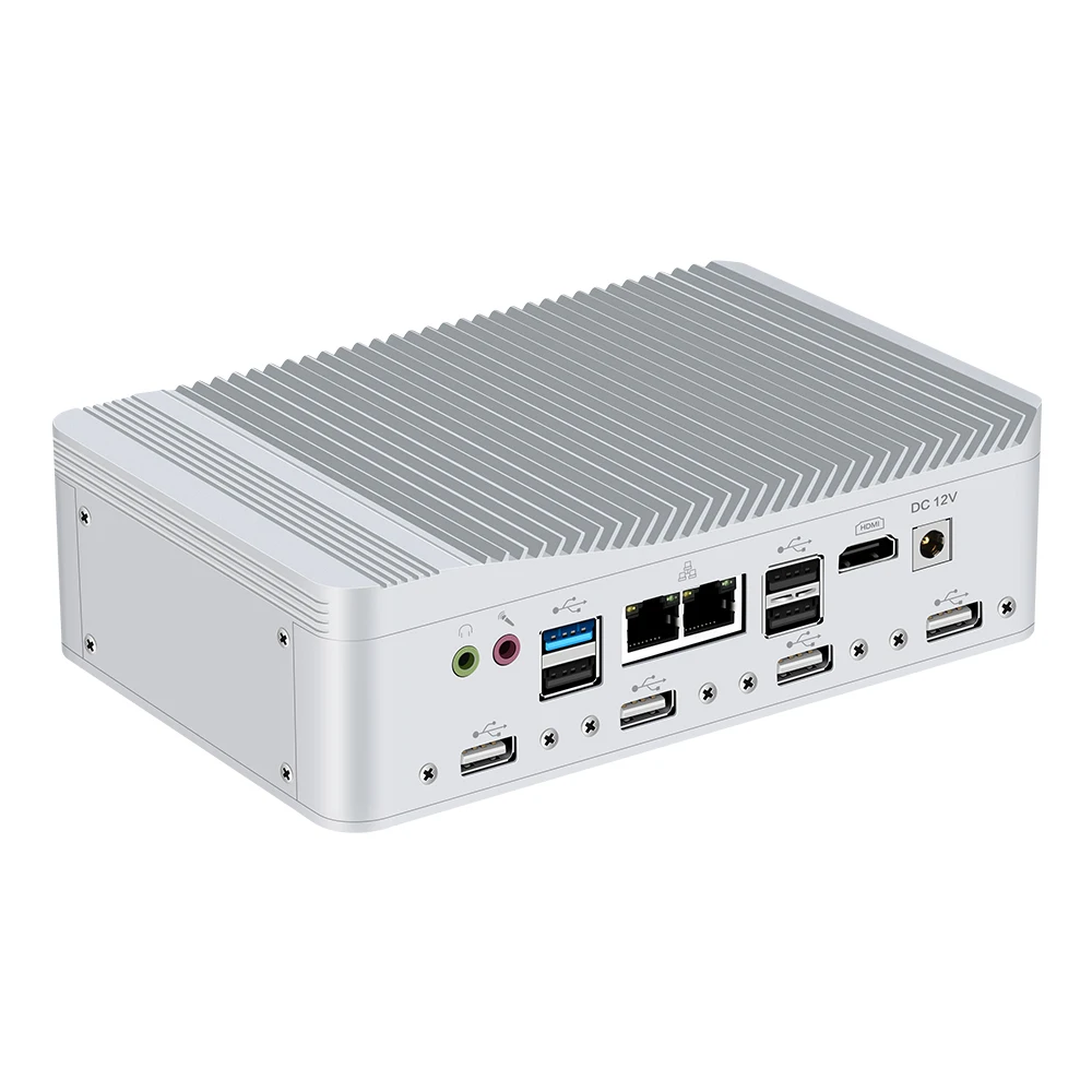 HLY безвентиляторный мини ПК Celeron J1900 2* Gigabit LAN микро компьютер Linux MINIPC Windows промышленный брандмауэр тонкий клиент Sobremesa