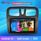 9 дюймов Android10 RDS сплит-экран автомобильная навигация для Logan 2 2012 2019 Sandero 2 2014 2019 GPS навигация автомобильная аудиосистема