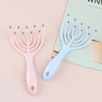 1pc nine claw steel ball head massage instrument head relax massager stimulate blood circulate scalp relax spa pain relief