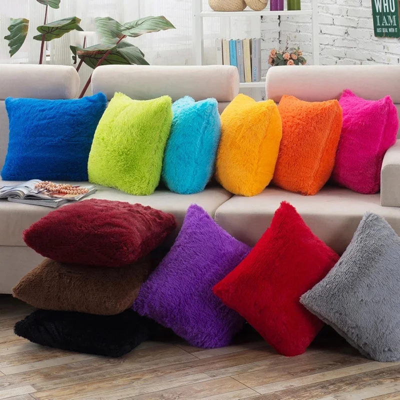 Простой Модный чехол для подушки полиэстеровый диванной кафе дивана домашний