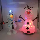 Электрические игрушки Холодное сердце 2, снеговик, Олаф, танцевальные движения светильник светомузыка, мультфильм пластиковая игрушка, для мальчиков и девочек, рождественские подарки