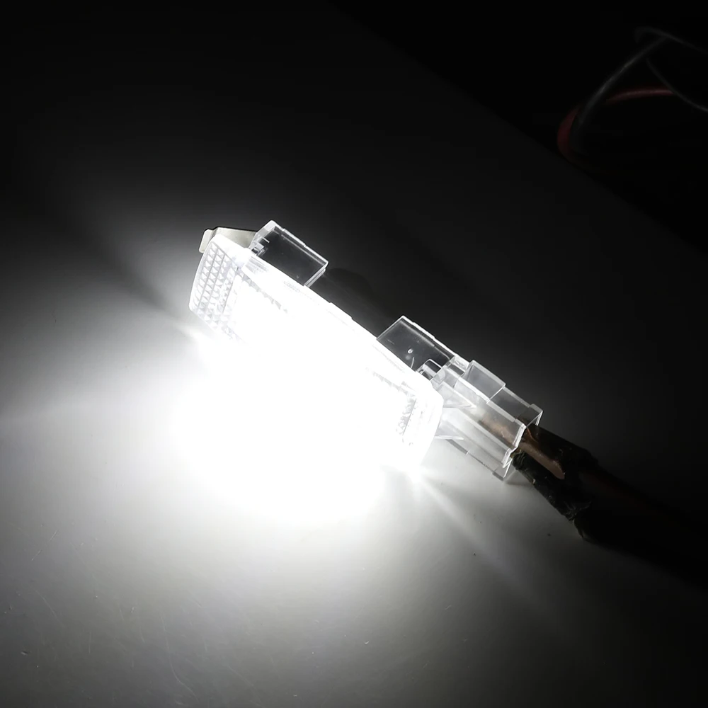 

2 PCS LED makeup mirror light for Volkswagen Golf 5 6 EOS Jetta Scirocco Sharan Tiguan Touran Skoda seat Car Interior Accessory