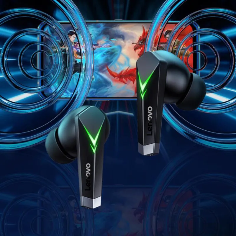 Игровые наушники Lenovo LP6/LP7 TWS беспроводные Bluetooth HIFI вкладыши с низкой задержкой и