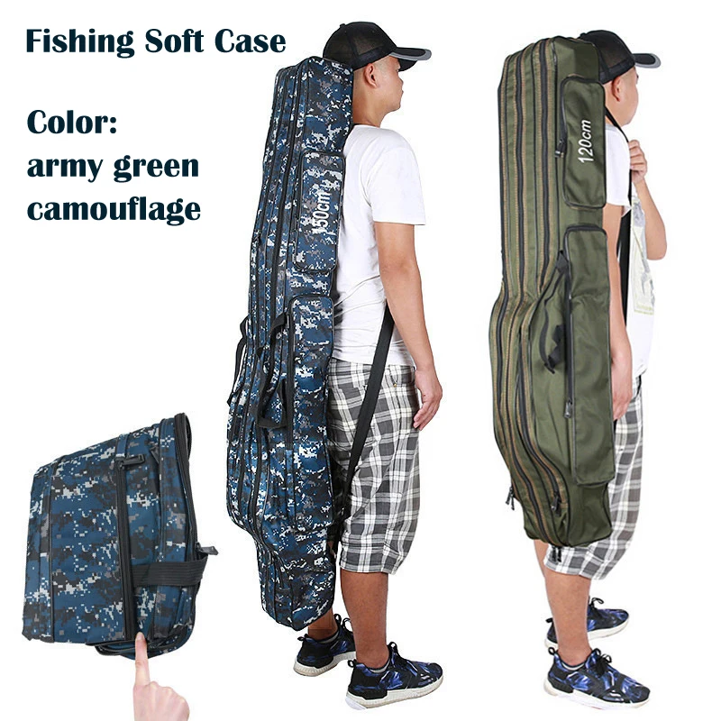 

Soft foldable soft bag fishing bag fishing packages rod sea green camouflage belly bag fishing rod bag fish bag fishing package