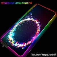 xgz led color waterproof non slip rgb mouse pad 40x90cm big gaming accessories office desk mat household carpet mat xxl