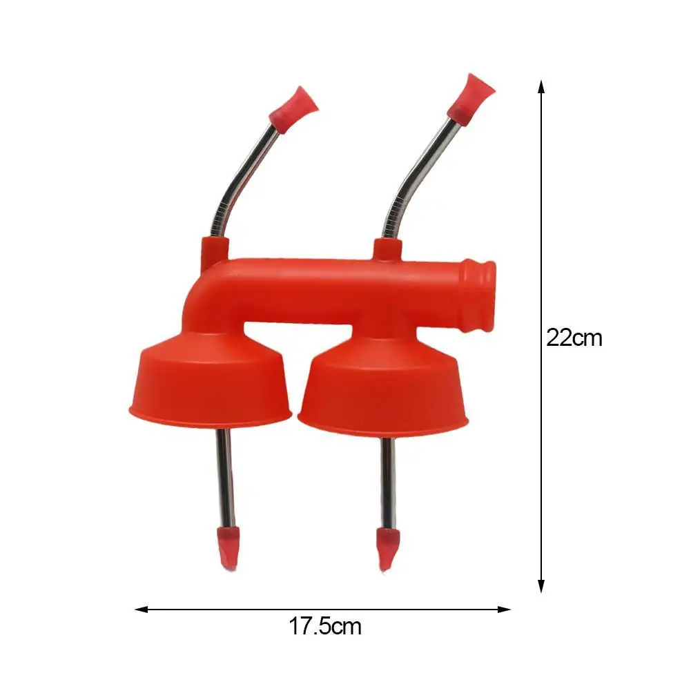Двойная Воронка для пива 1 шт. трубочка питья развлекательные инструменты