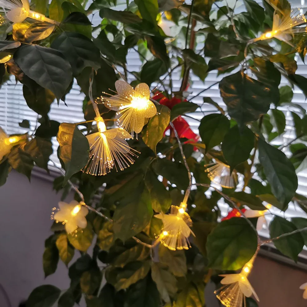 

1 Set 1.5m 10 LED String Light Flowers Decorative Light Bedroom Decoration