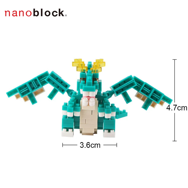 Kawada Nanoblock NBC-173 Дракон микро-размер Строительные блоки мини-кирпичи 140 штук 3D