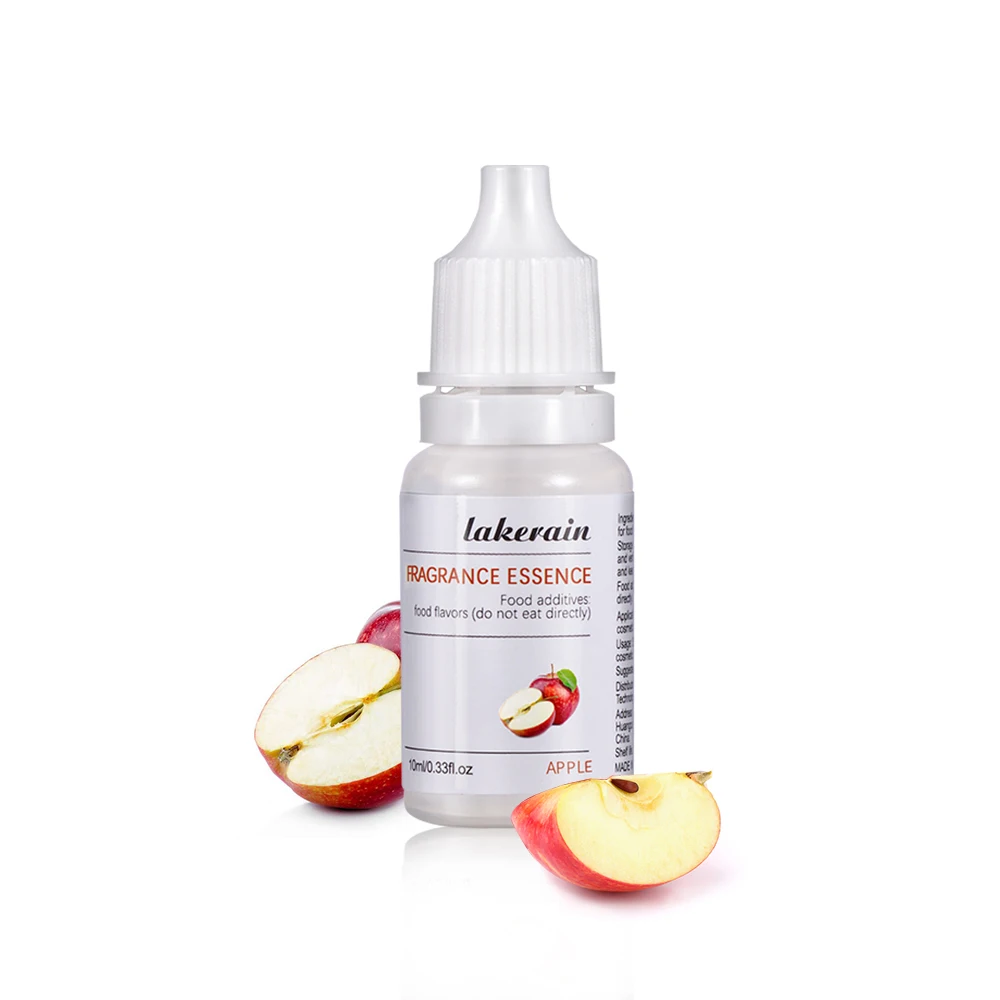 Натуральная эссенция с яблочным фруктовым ароматом 10 мл косметический блеск для