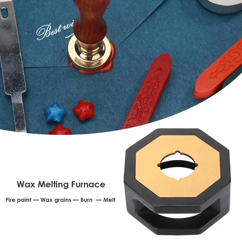 Восковая печь в стиле ретро для печати на дереве воск печать шарики палочки