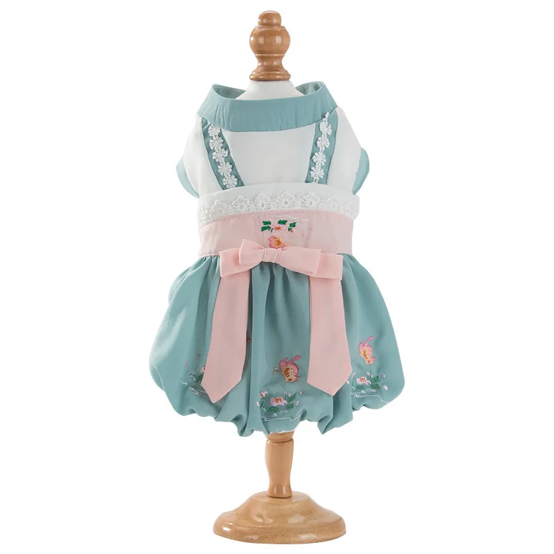 Spring and Summer Dog Clothes Breathable Fashion Cool Skirt Pet Clothing Small Wholesale Price | Дом и сад