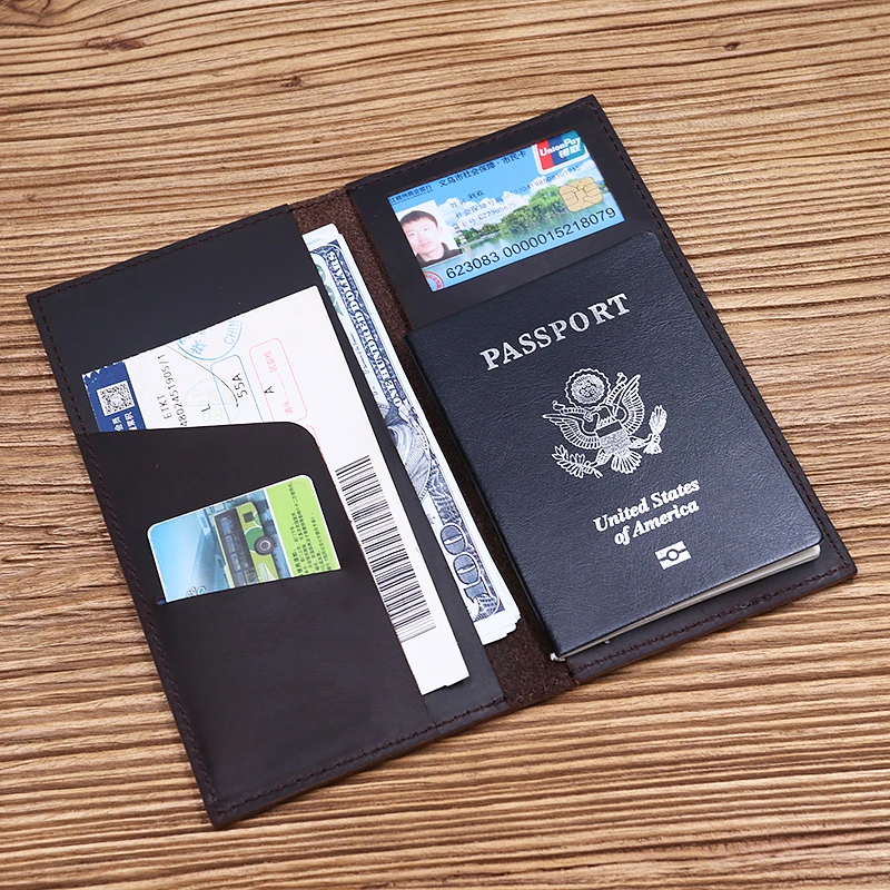 Мужской Длинный кошелек из 2021 натуральной кожи с отделением для карт | Багаж и