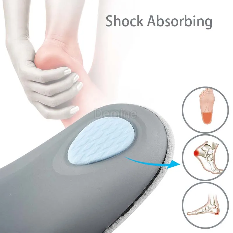 Кожаные удобные ортопедические стельки для обуви с плоской подошвой