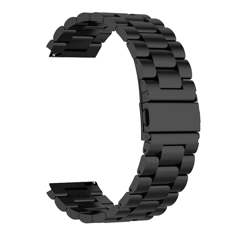 Металлический ремешок из нержавеющей стали для Xiaomi Amazfit Stratos 3/Stratos 2/Pace/GTR 47 мм ремешок для huawei Watch GT 2 46 мм полосы
