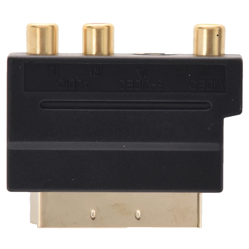 Аудиоадаптер RGB Scart/Композитный RCA + S-Video AV TV | Электроника