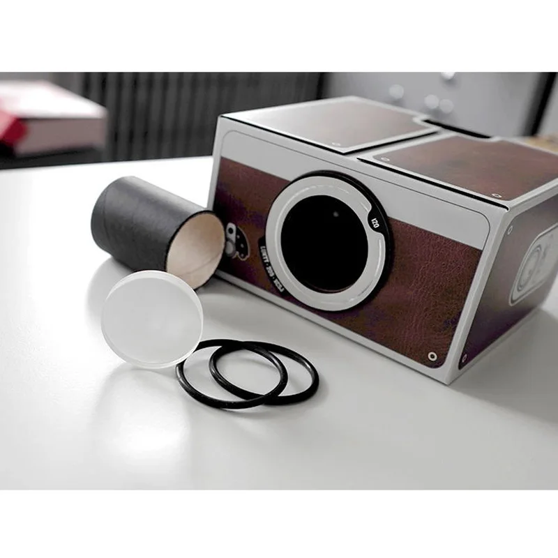 Cardboard Smartphone Portable Projector 2.0 / Install Phone Projector Movie  No Installation is Required DQ-Drop