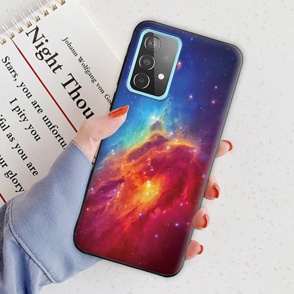 Для Samsung Galaxy A52 5G чехол SM-A526B 4G SM-A525F Мягкий силиконовый для задней крышки телефона