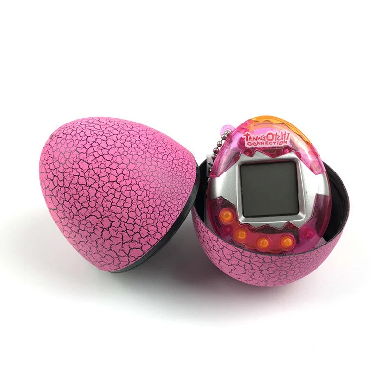 Прозрачные электронные питомцы Tamagotchi 90S ностальгические 49 в 1 Виртуальная кибер