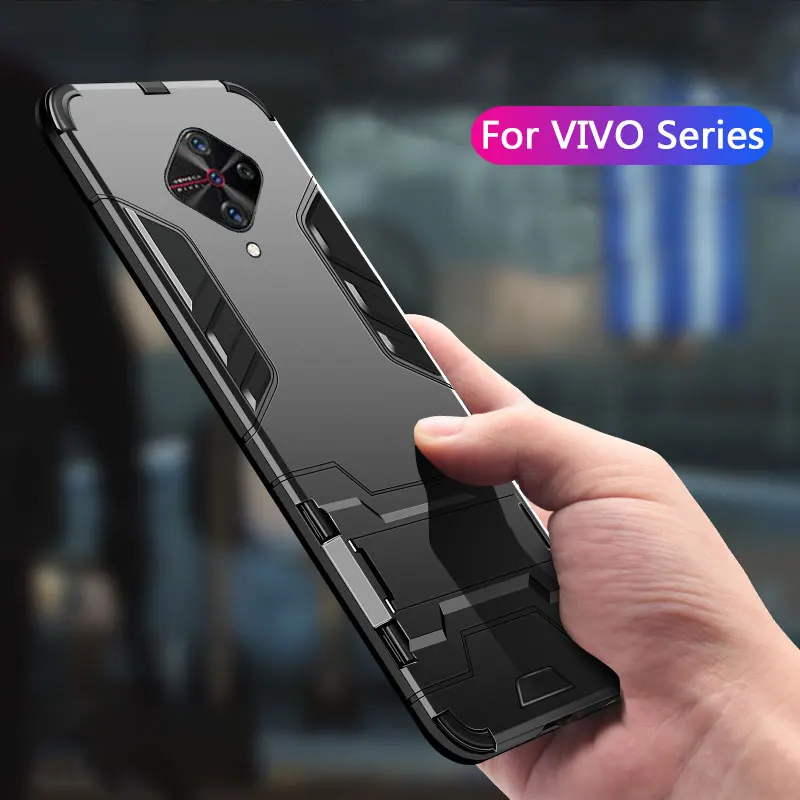 Гибридный противоударный жесткий чехол для VIVO V17 Pro Neo V15 V11 Z1 V9 V7 Plus|Бамперы| |