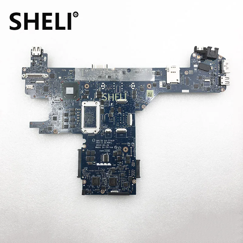 Материнская плата SHELI для ноутбука DELL Latitude E6330 материнская с внутренним