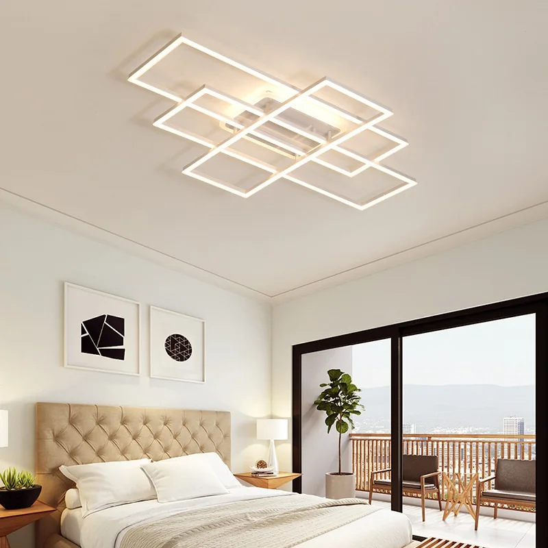 

Creative rectangular LED ceiling lights Living room bedroom study room dining room ceiling lamps Commercial & Office Lighting
