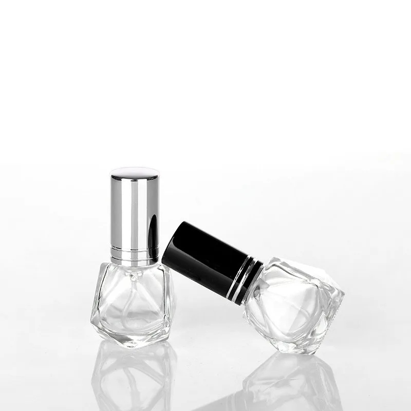 買取 8ミリリットルポータブルミニ香水ガラスボトル旅行スプレーアトマイザー空の透明パフューム噴霧器ボトルカラフルなキャップ