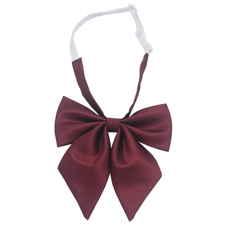 

Fashion Solid Bow Tie Female Cute Bow-knot Japanese Style Women Bowtie Butterfly Cravats Jk School Girl Uniform Accessories