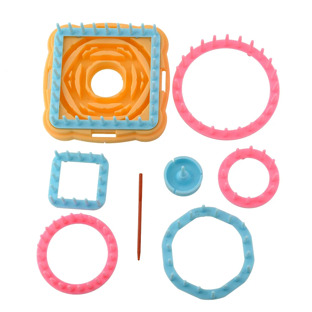 6 размеров инструмент для вязания вязаный цветочный узор кисточки ткацкий станок