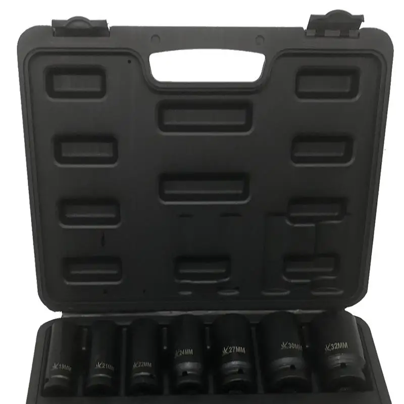 16pcs Extended Explosion Proof Pneumatic Socket Sets Car Repairing Tool Kit Auto Repail Tools With Storage Box Set |