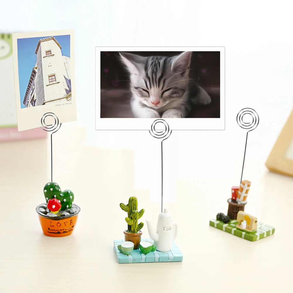 

50 x Silver DIY Craft Metal Wires Photo Card Picture Memo Paper Note Clip Holders Round Shapememo clip holders