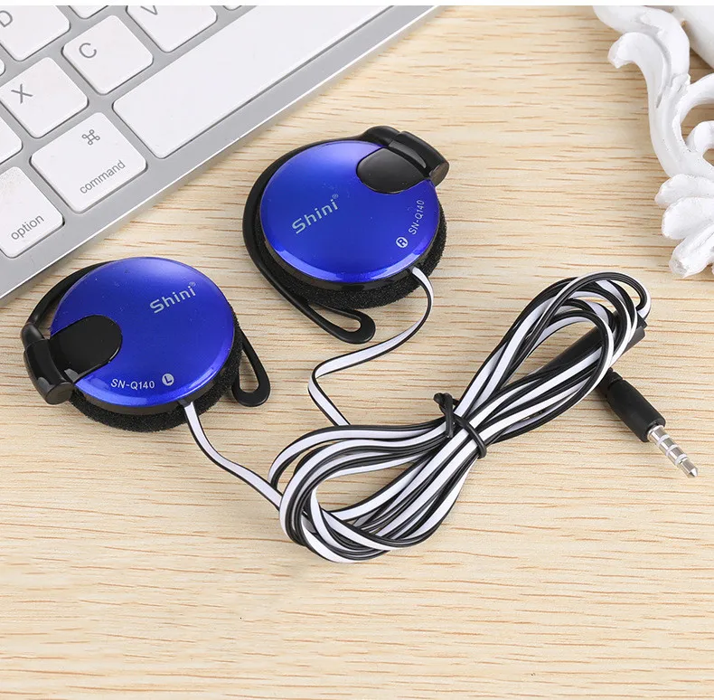 Спортивные стерео наушники 3 5 мм гарнитура наушное крепление басовые для Mp3