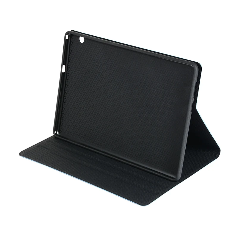 Чехол для Huawei MediaPad T5 10 1 с льняной текстурой из искусственной кожи подставкой