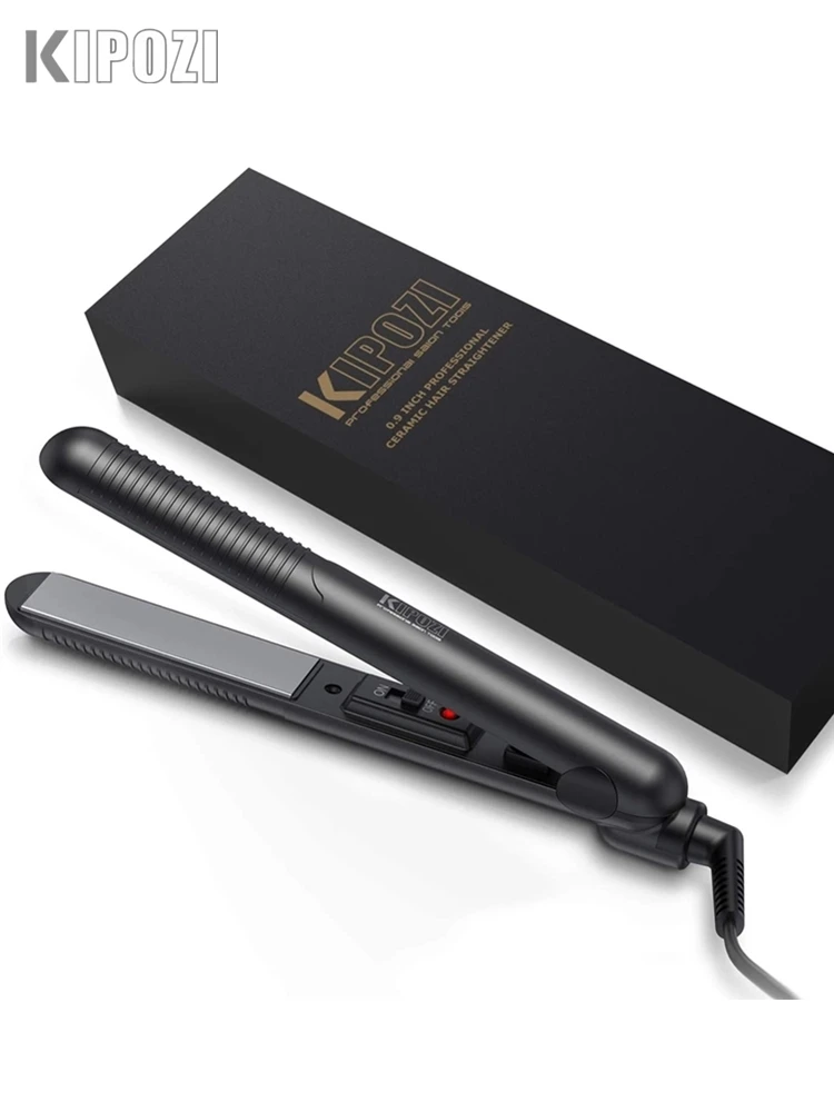 

KIPOZI Small Flat Iron for Short Hair Travel Size Ceramic Hair Straightener Lightweight Portable Small Straightening Iron