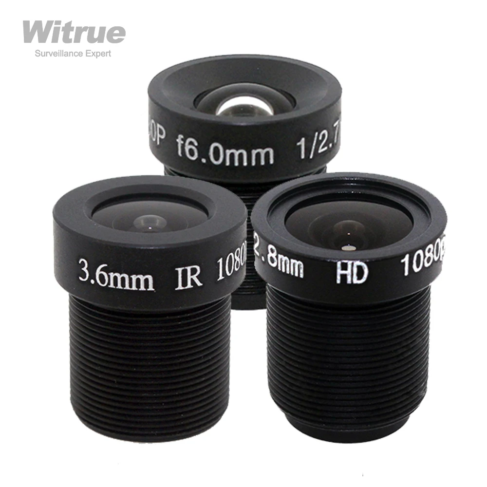 

30pcs 1080P M12 LENS 2.8/3.6/6mm Lenses 2MP Aperture F2.0 1/3" Image Formate for Video Surveillance IP Camera