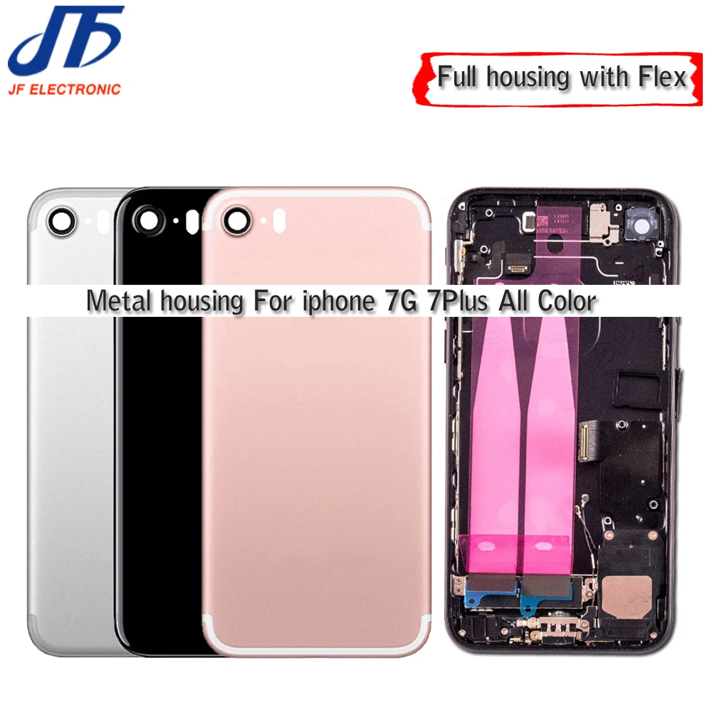 10 шт. Новая Металлическая Задняя средняя рамка Корпус Полный в сборе крышка