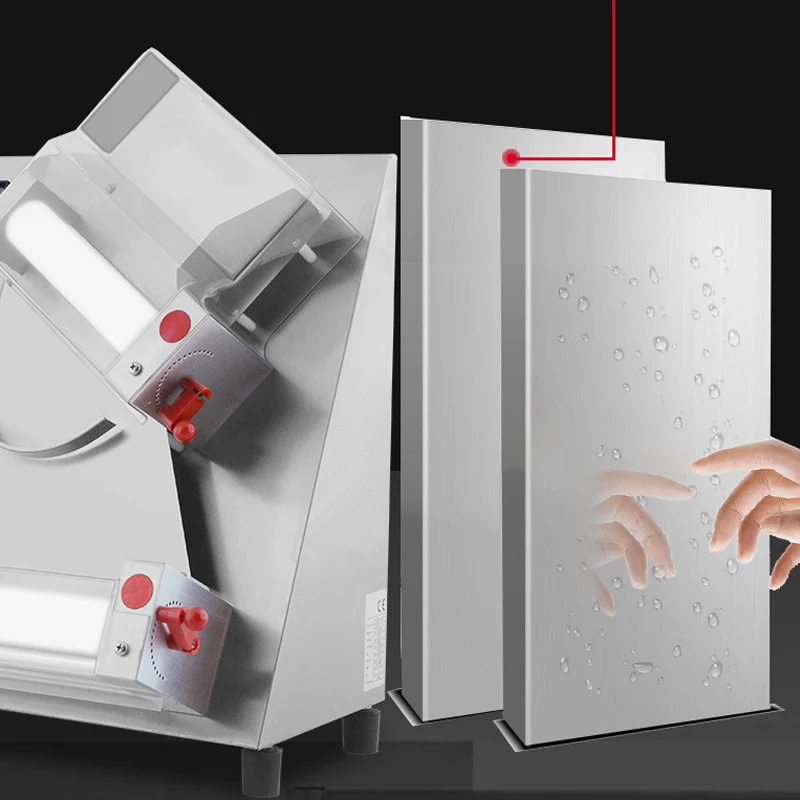 3-12 дюймовая тестовальная машина коммерческая роликовая для пиццы хлебобулочная