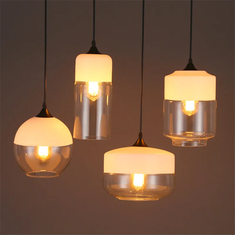 

Modern Pendant Lamp Globe Glass Pendant Lights Ceiling Hanging lamp Kitchen Restaurant Light Fixture Luminaria nordic lamps