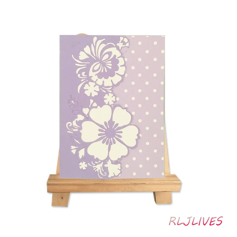 Металлические Вырубные штампы с кружевными цветами трафареты для рукоделия