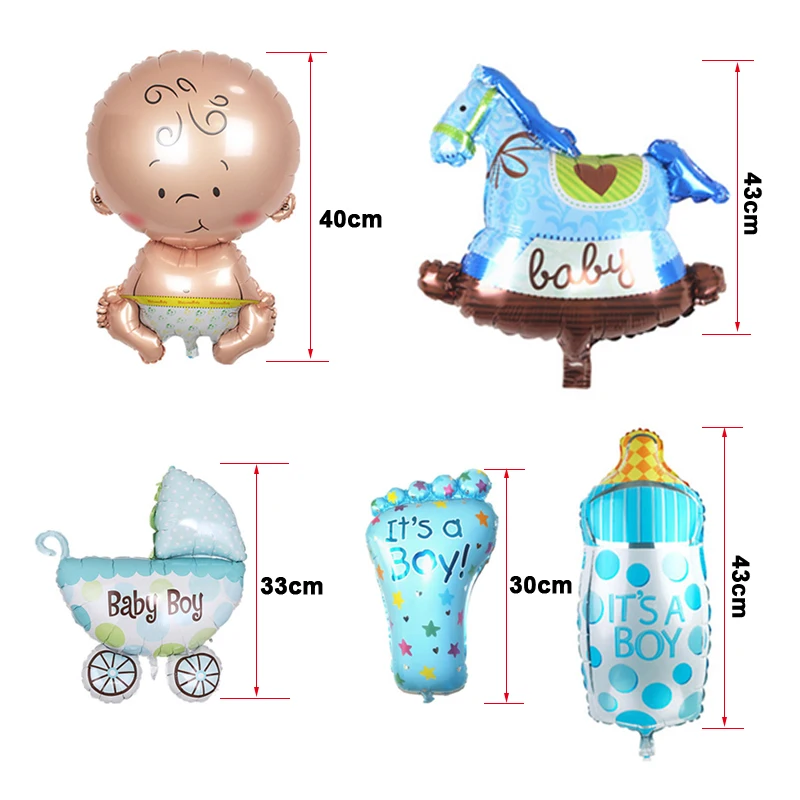 

Gender Reveal Baby Shower Decorations Balloon Set Its A Girl Its A Boy Decoration Kids Party Oh Baby For Baby Shower Balloons