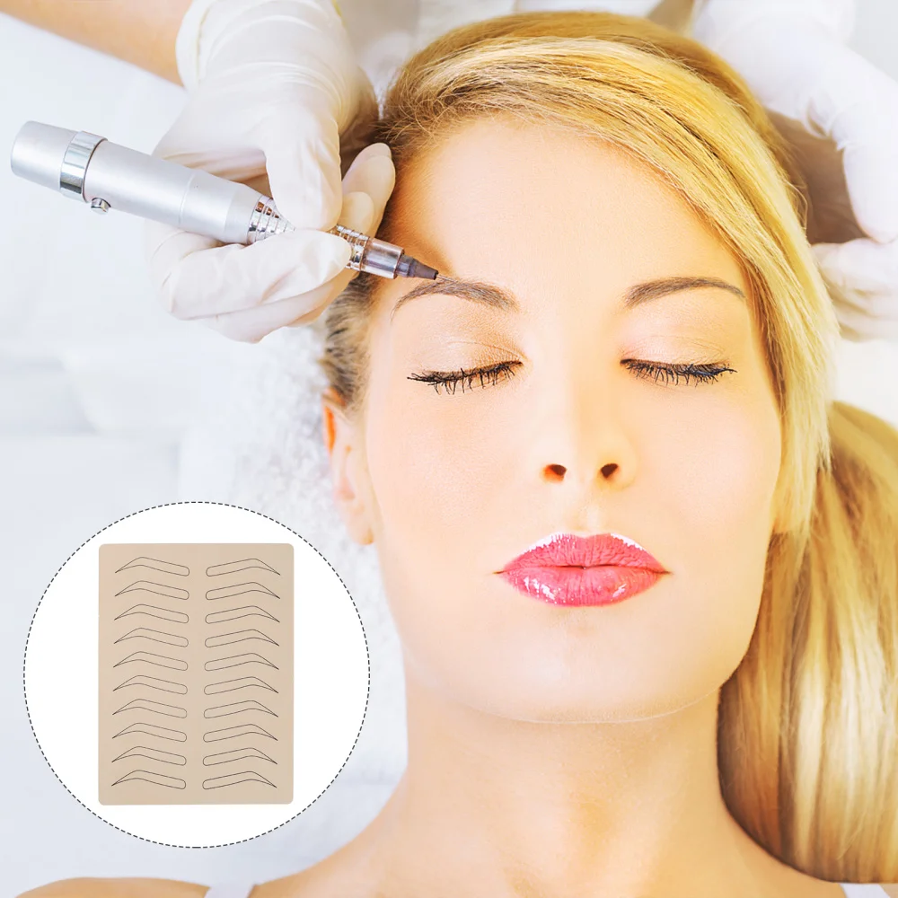 

6Pcs Skin Practice Sheet Ink Needed Microblading Practice Skin Sheets