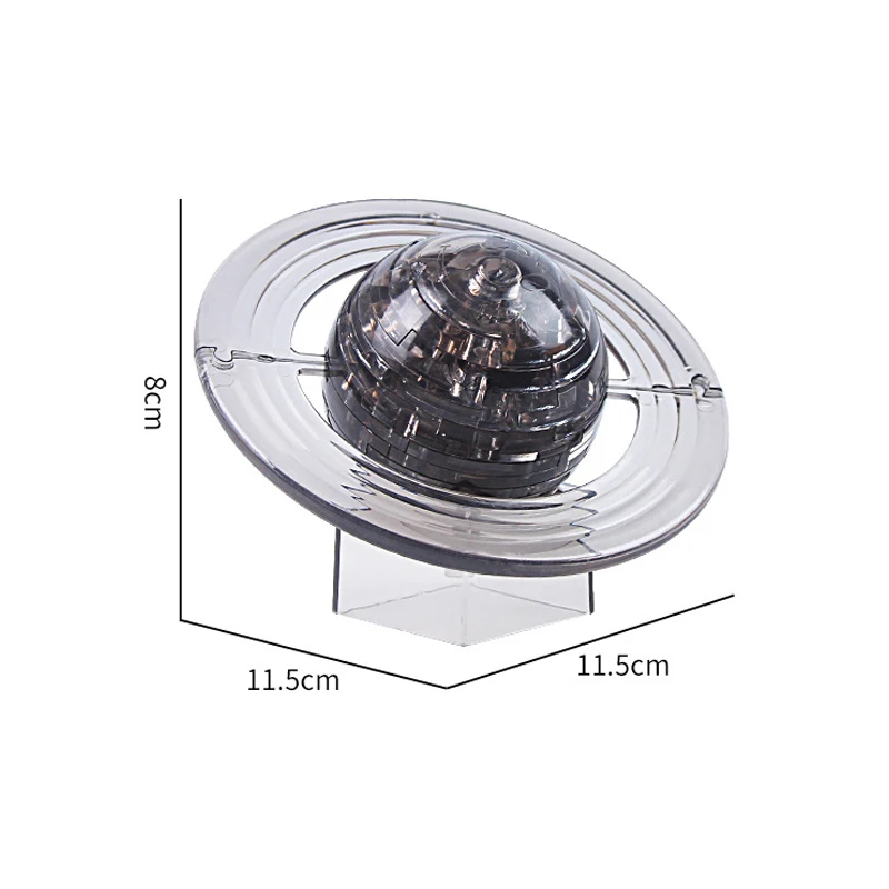 3D пазл Сатурн обучающая игрушка-головоломка с кристаллами модель для домашнего