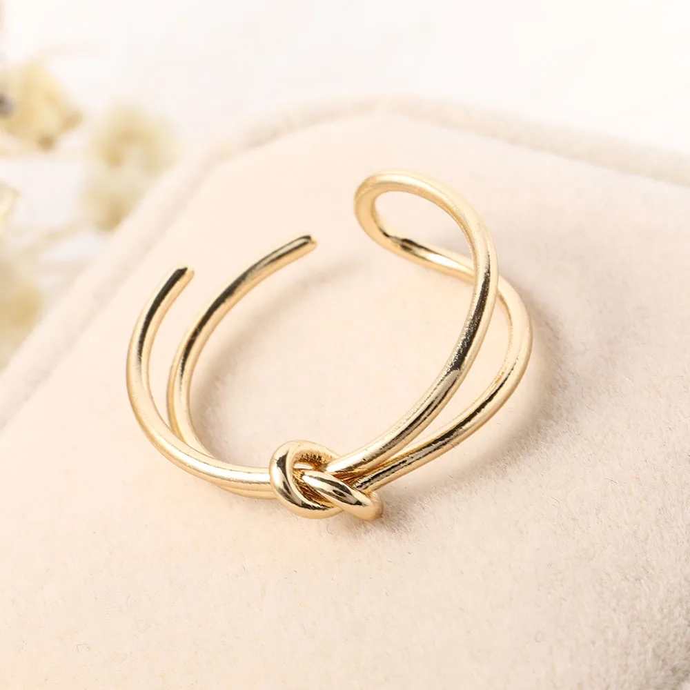 

Simple Bohemian Vintage Gold Color Rings for Women Wedding Trendy Jewelry Large Antique Rings Anillos Wholesale