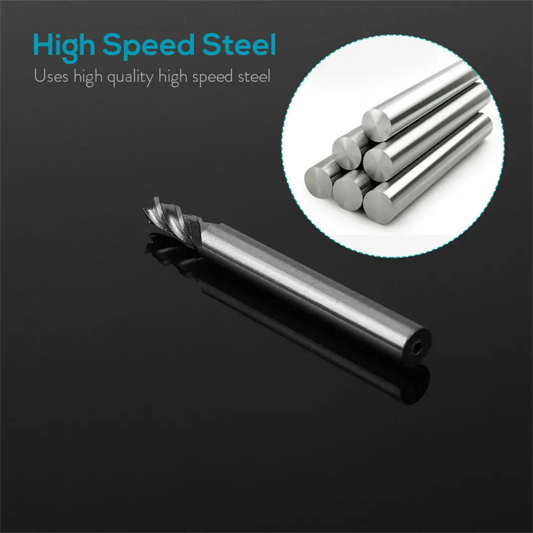 

Parts Milling cutter End Mill HSS Drill Bits Cutter For Aluminum Steel
