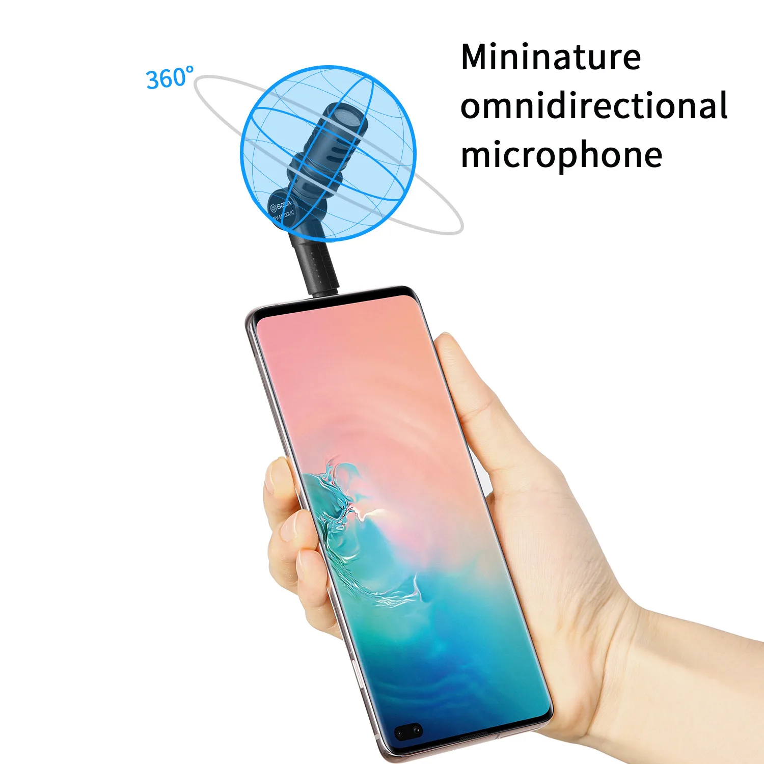 BOYA BY-M100 Professional USB Condenser Wireless Microphone for PC Mobile Phone iPhone Recording Youtube Streaming Microphone