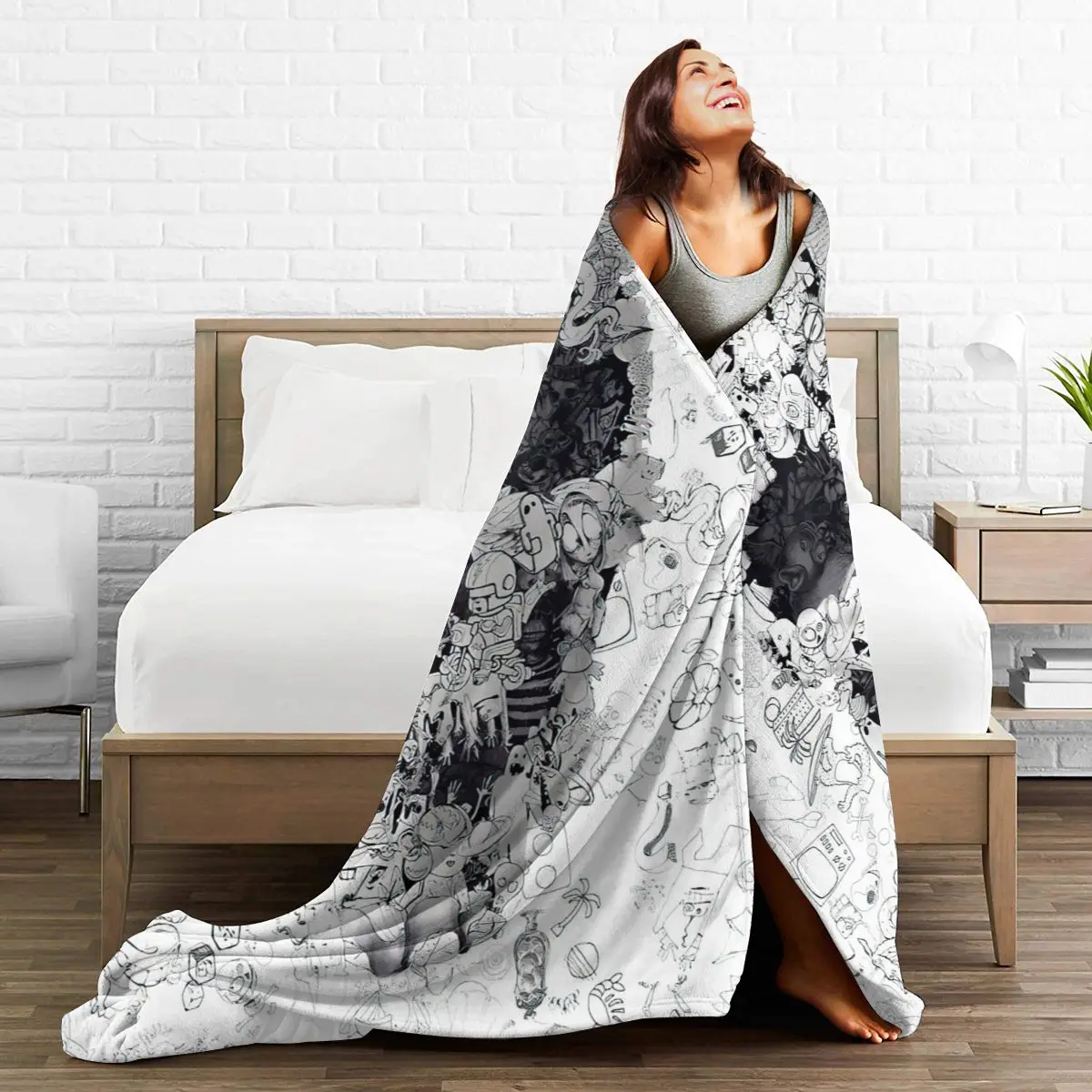 

Ultra Soft Sofa Blanket Cover Blanket Cartoon Cartoon Bedding Flannel plied Sofa Bedroom Decor for Children and Adults 278697306
