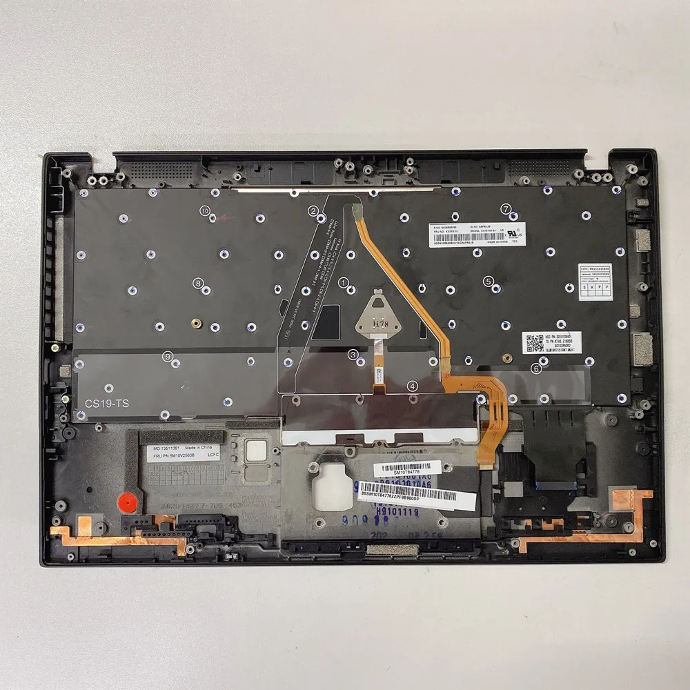 値段 Lenovo-バックライト付きカーボンキーボード,1x7世代,5m10v25608 5m10v25536 5m10w85990,新品