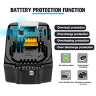 Перезаряжаемая литий-ионная аккумуляторная батарея для Makita 18 в 6Ah BL1840 BL1850 BL1830 BL1860B LXT400