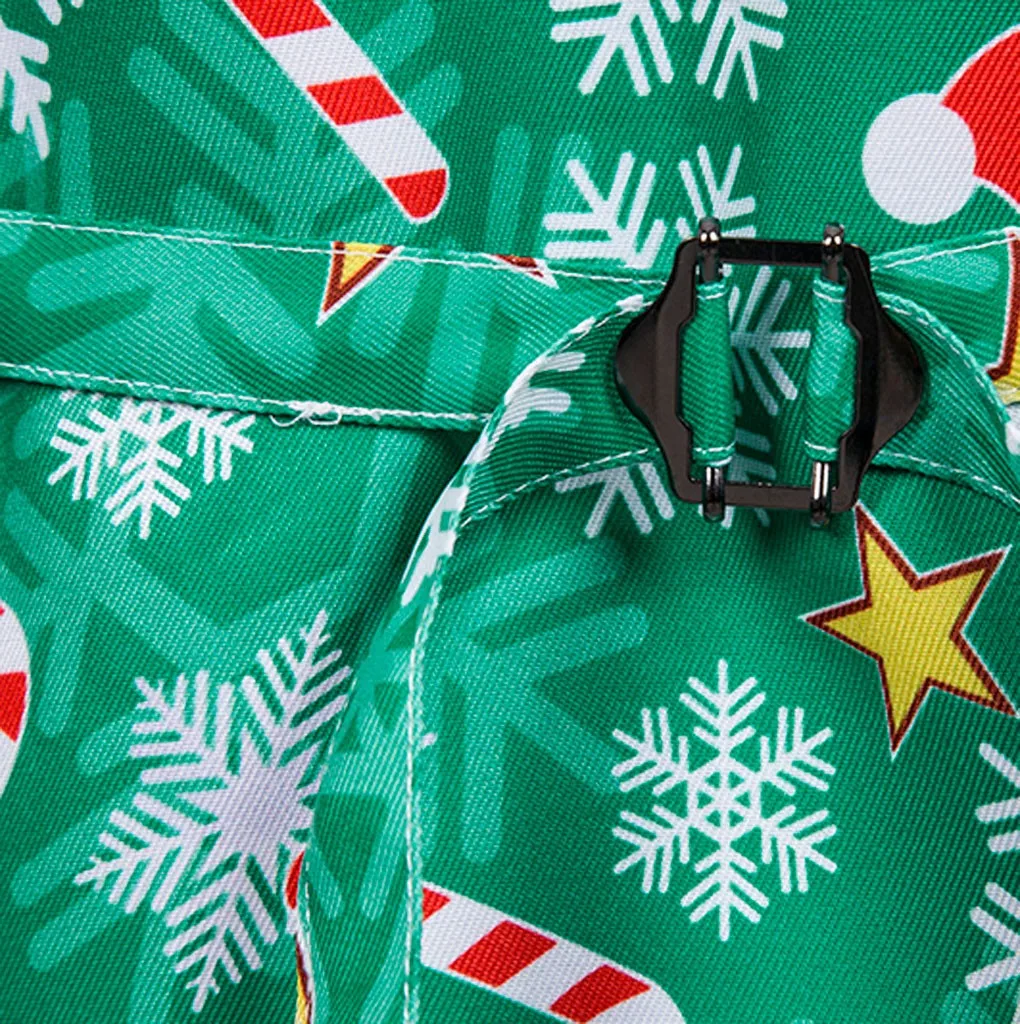 Мужской Рождественский костюм жилет осенний новый для вечеринки Xmas мужской