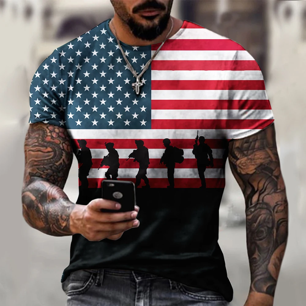 

2021 new 3D printed men's tops, distressed fitness clothes, oversized men's T-shirts, breathable streetwear in summer.
