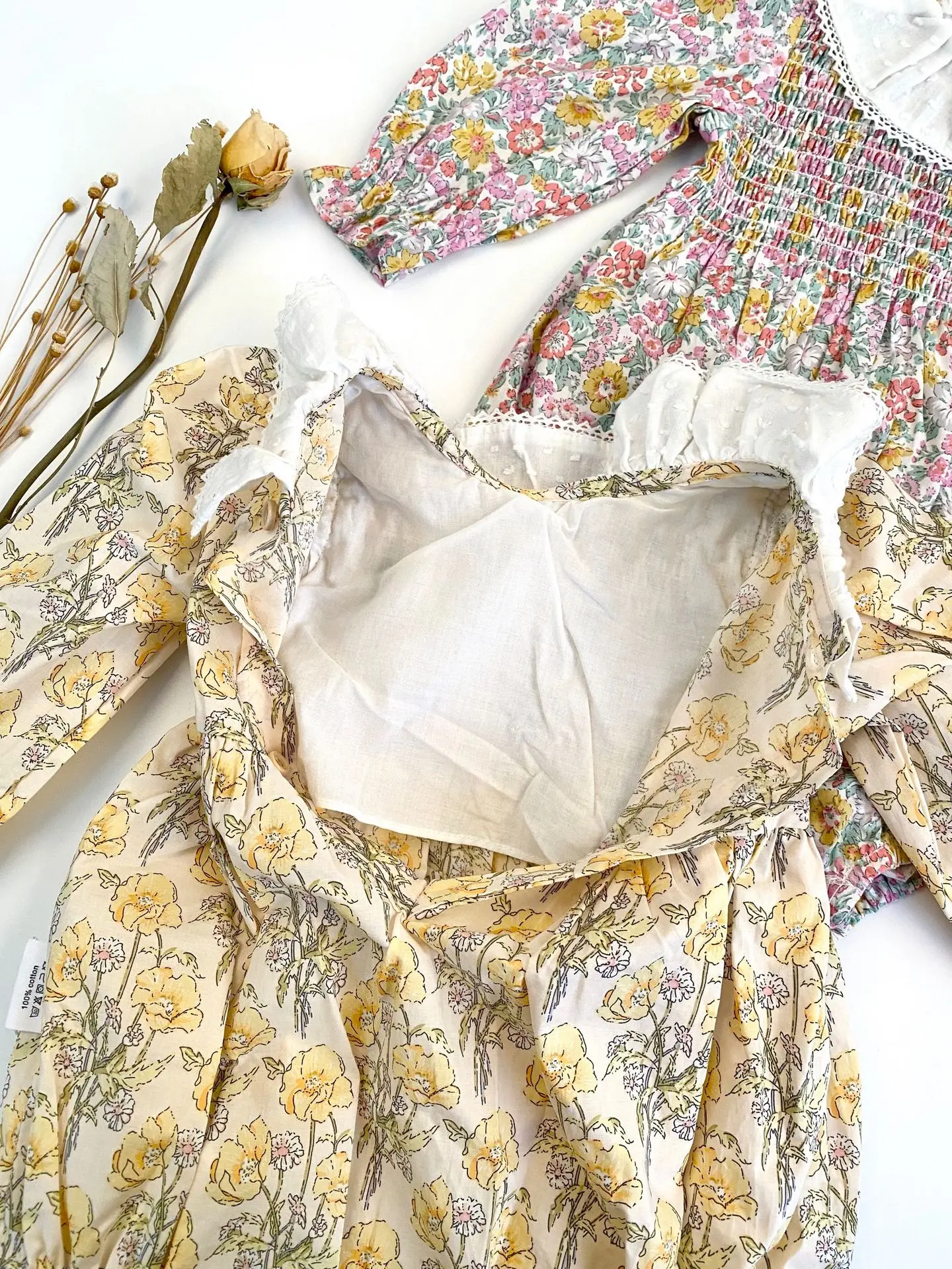 

Baby one-piece spring and autumn long-sleeved floral princess baby romper jumpsuit newborn clothes